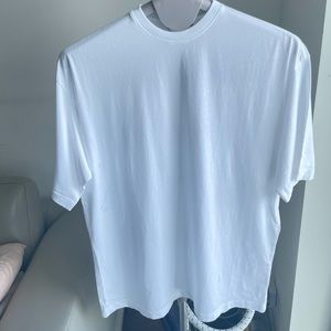 Balenciaga unisex white tee oversized XS new